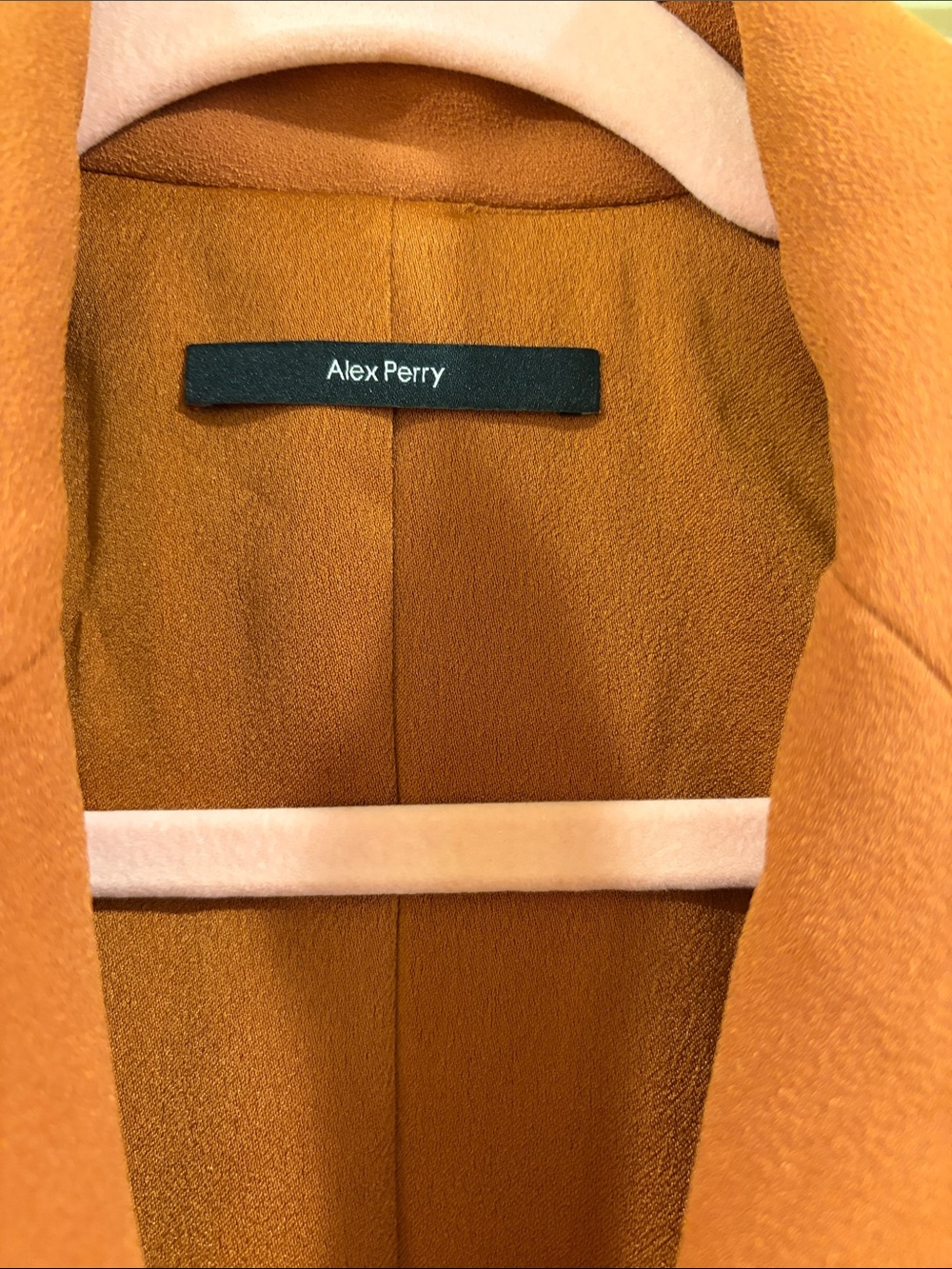 NWOT Alex Perry Double-Breasted Blazer in Rust, Size US 6 - Picture 2 of 11